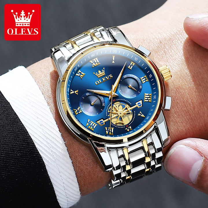 Relógio Olevs Masculino de Luxo e à Prova d' Água - Royale