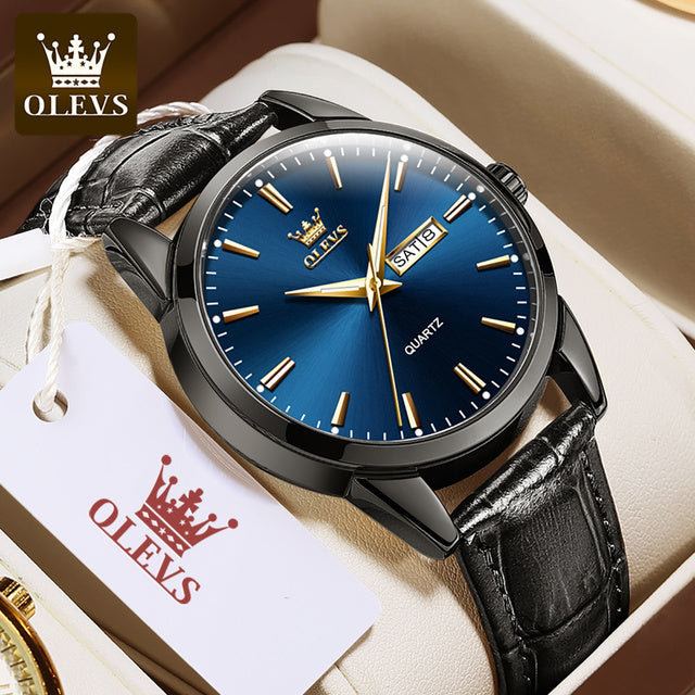 Relógio Olevs Masculino de Luxo e à Prova d' Água - Classlux